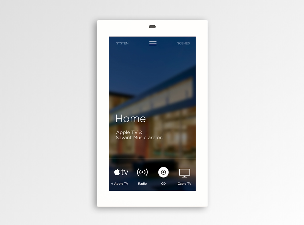 Savant Tablet Interface